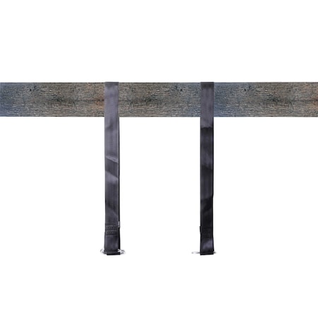 Playberg 0.01 Length, Nylon, Black, 2 PK QI003465.2